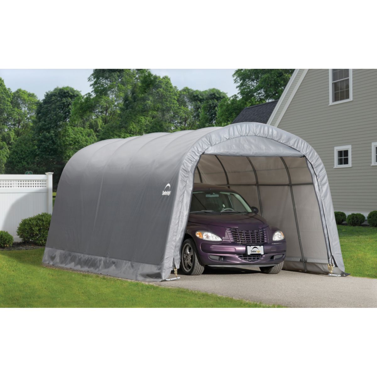 ShelterLogic Zeltgarage Gerätehaus 22,57 m² 610x370x240 cm Bild 6