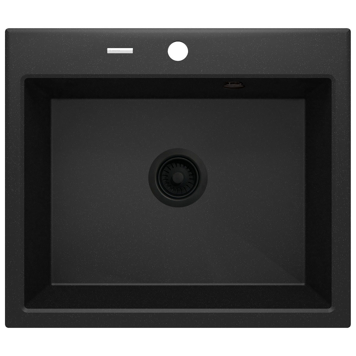 deante  1 Becken Granitspüle ANDANTE ohne Abtropffläch graphit metallic