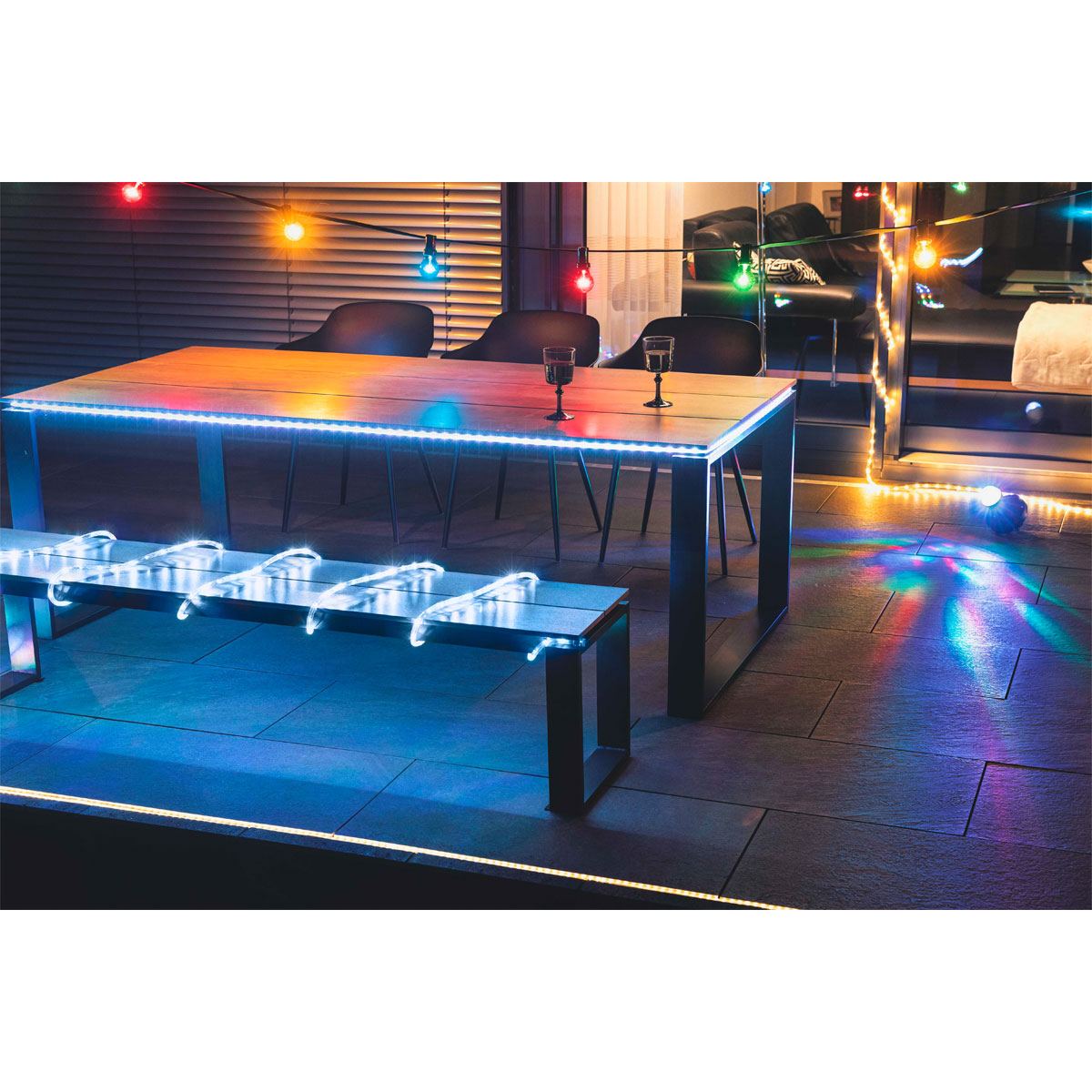 Flector LED-Lichtschlauch Multicolor 9 m bunt Bild 3