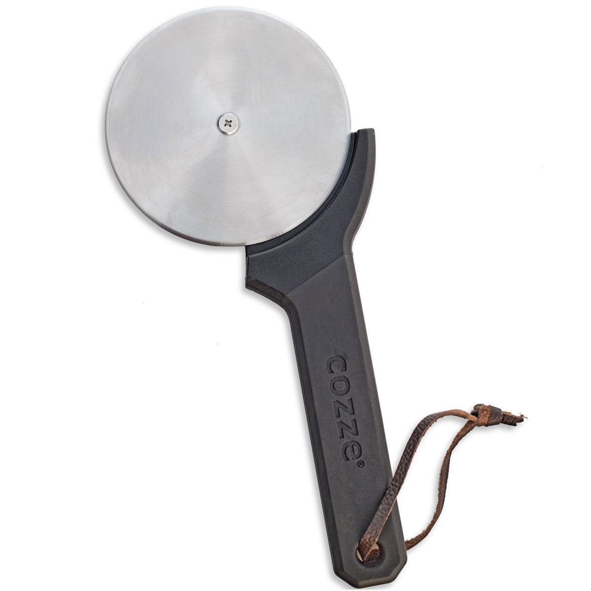 COZZE Pizzaschneider mit Softgriff 10 cm Schneidrad 1,5 mm dicker Stahl Bild 2