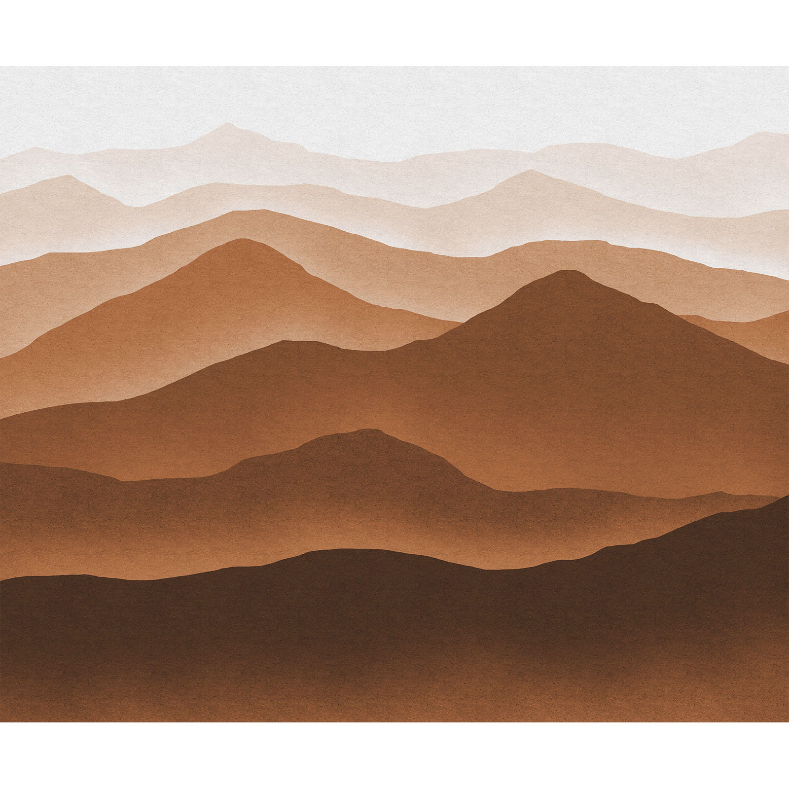 Komar  Vlies Fototapete Macchiato Mountains 300x250 cm Bild 2