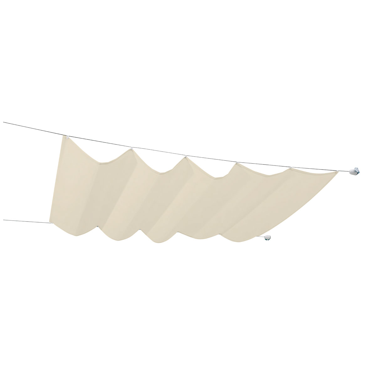 Durabil Seilspann-Markise 330 x 200 cm beige Bild 1