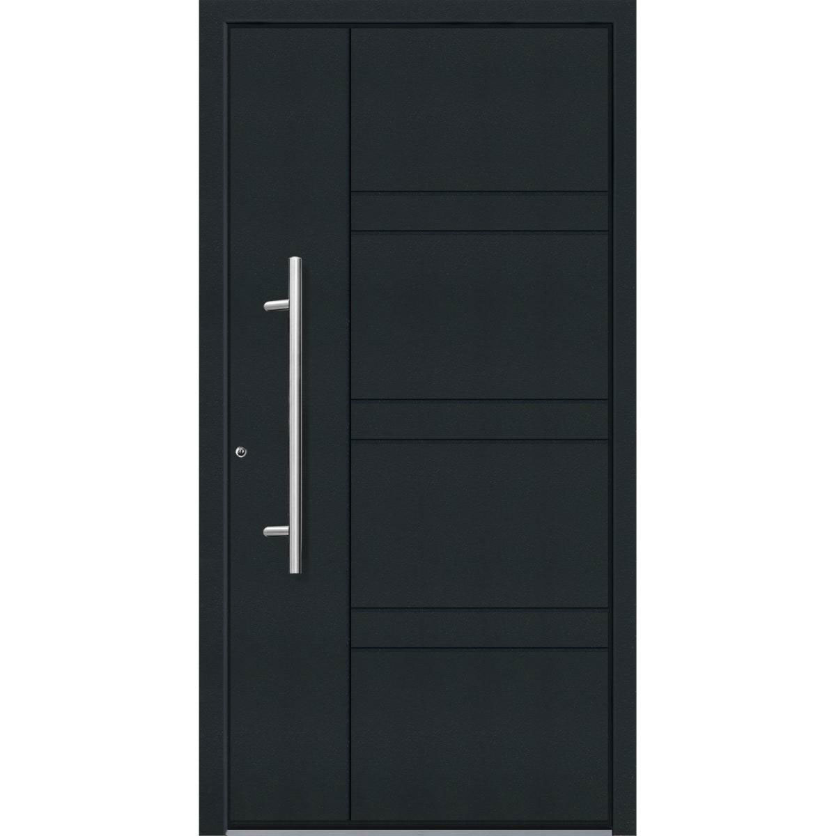 Aluminium Sicherheits-Haustür Cagliari Superior 60 mm anthrazit 110 x 210 cm Anschlag links inkl Griffset Bild 1