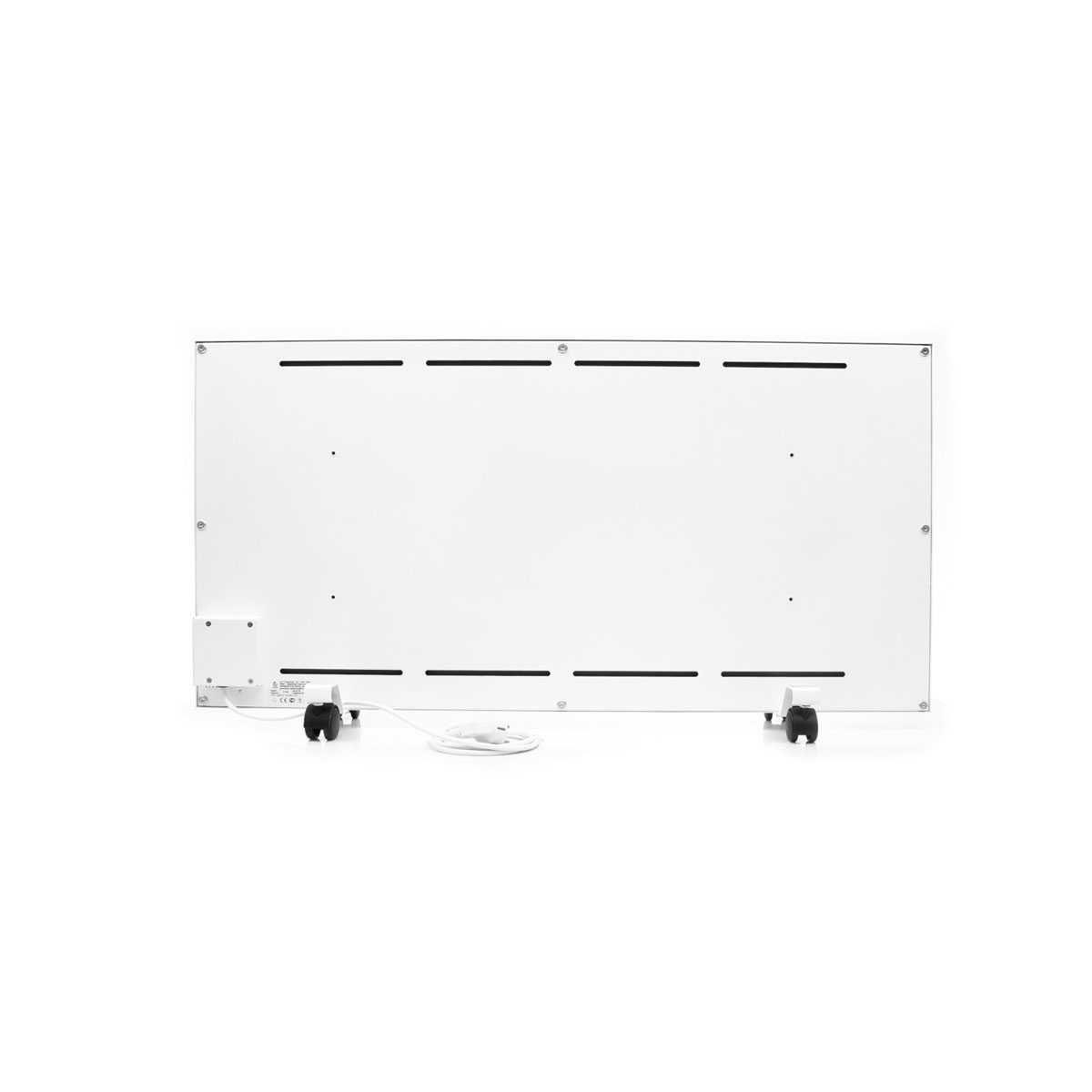 Ximax  Infrarotheizung mobile Heizung inkl Rollen und Raumthermostat 500 x 1000 mm 750 Watt Weiß Bild 2