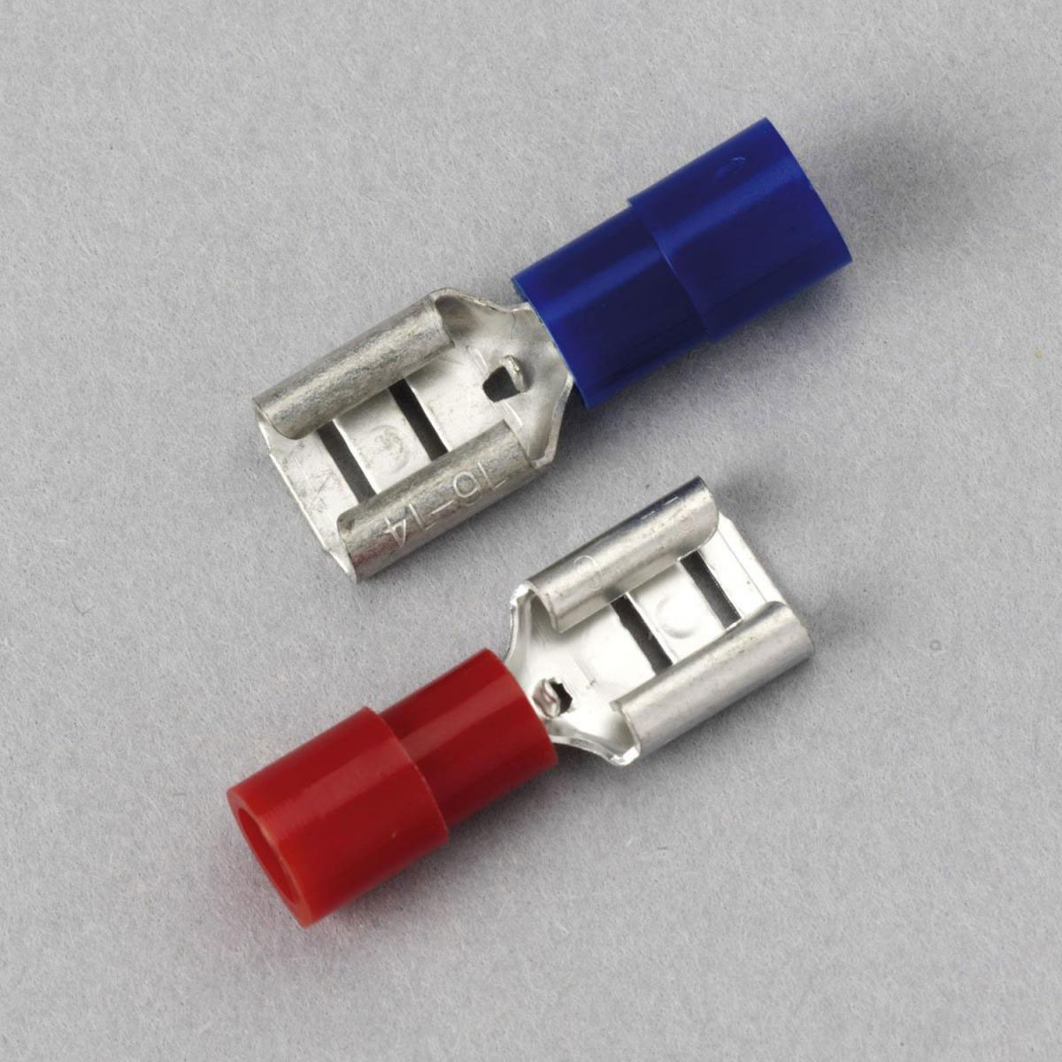 Flachsteck-Hülsen blau 1,5-2,5 mm 25 Stück