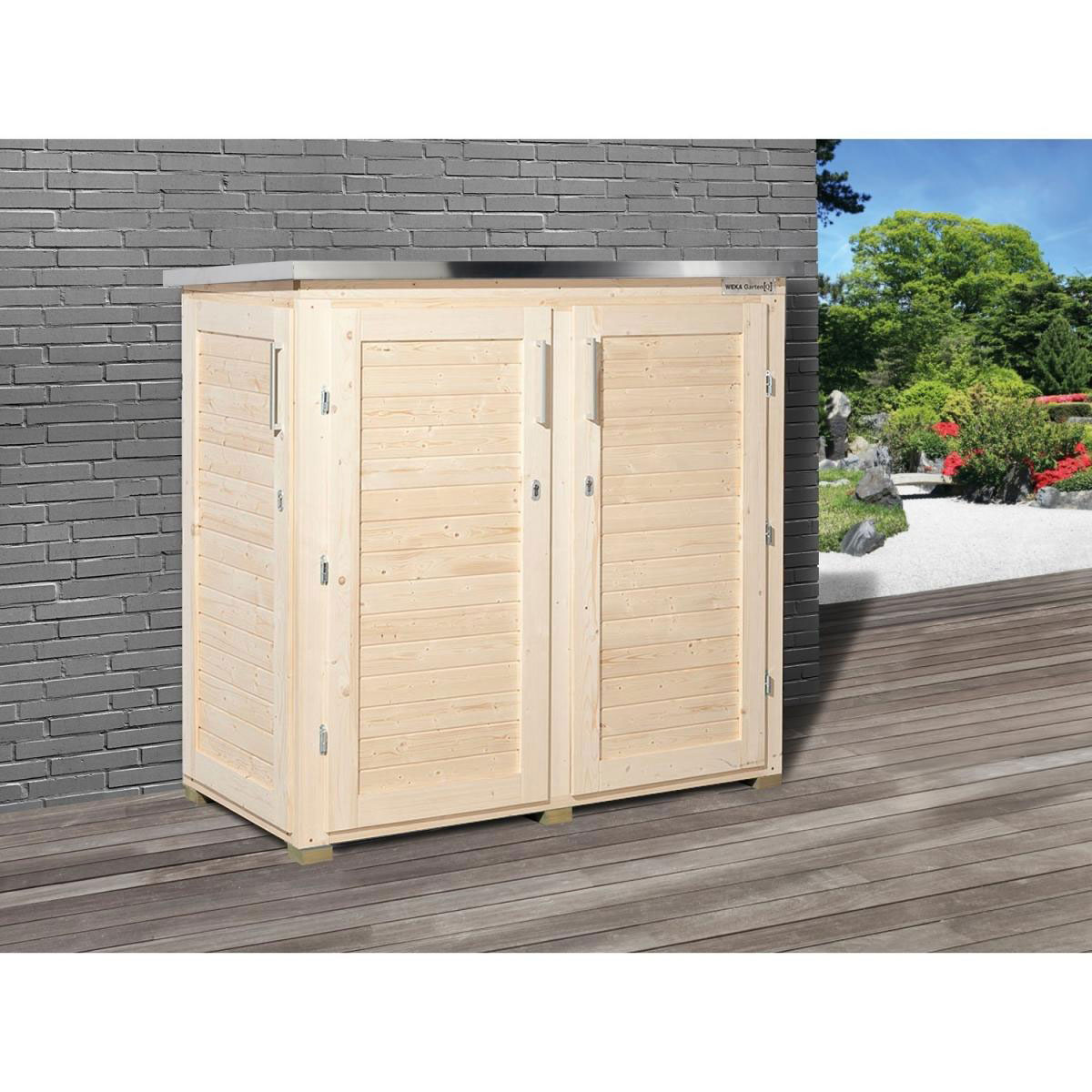 Weka Gartentruhe Q natur 160xt80 cm