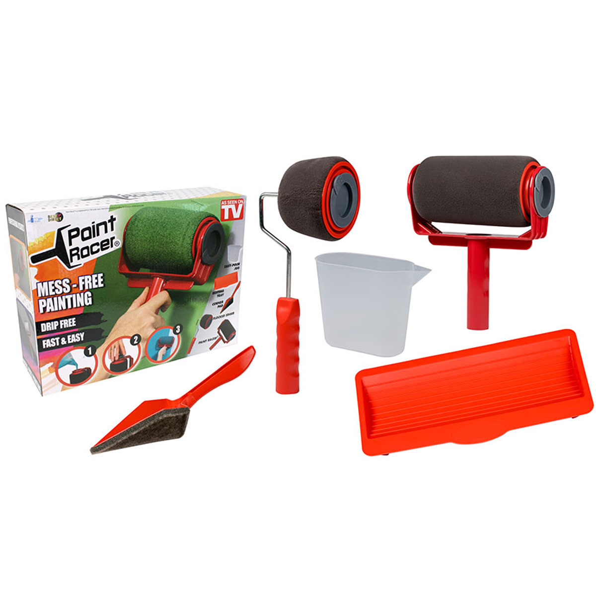 Best Direct Farbroller-Set Paint Racer befüllbarer 5-teilig Bild 1