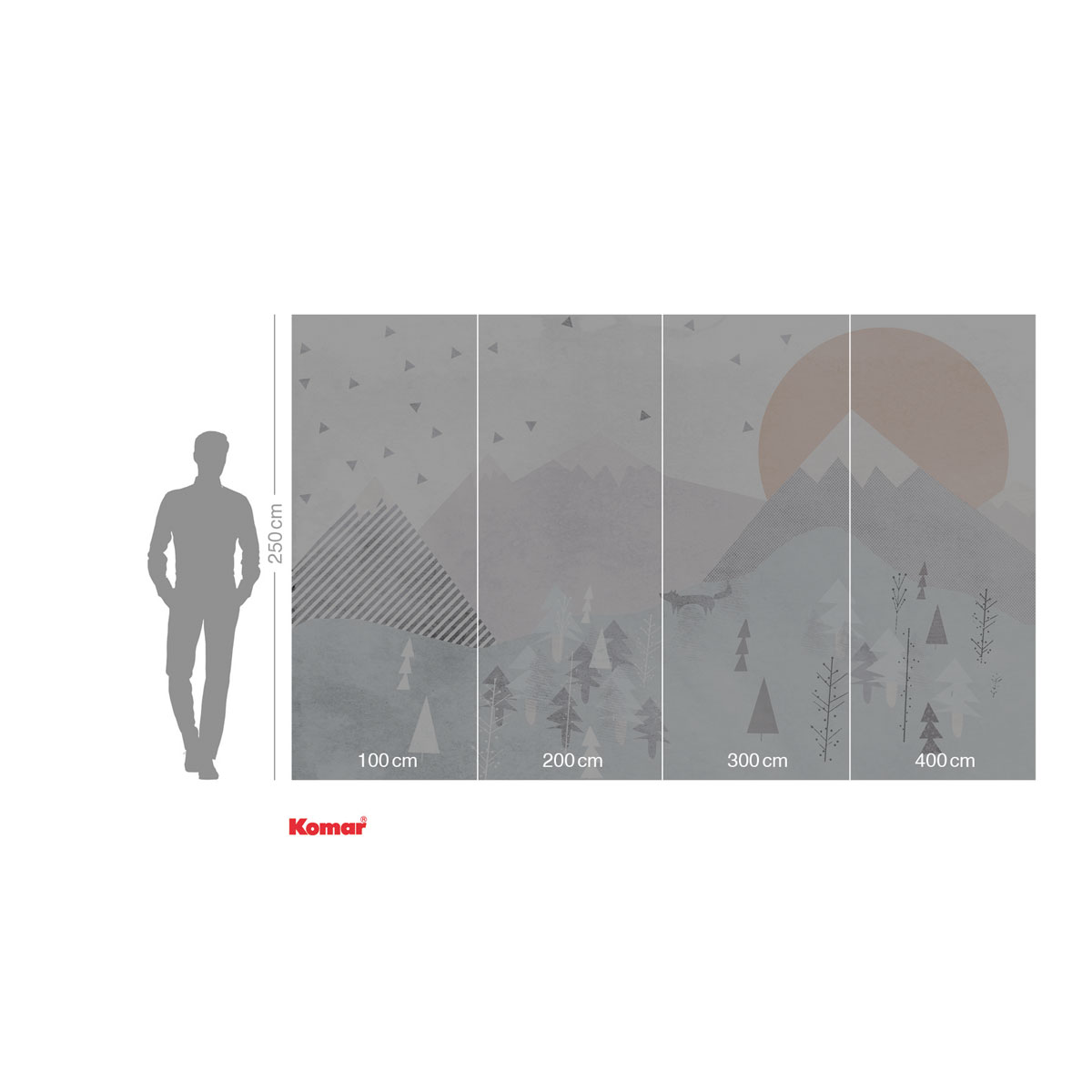 Komar  Vlies Fototapete Wild and Free 400x250 cm Bild 3