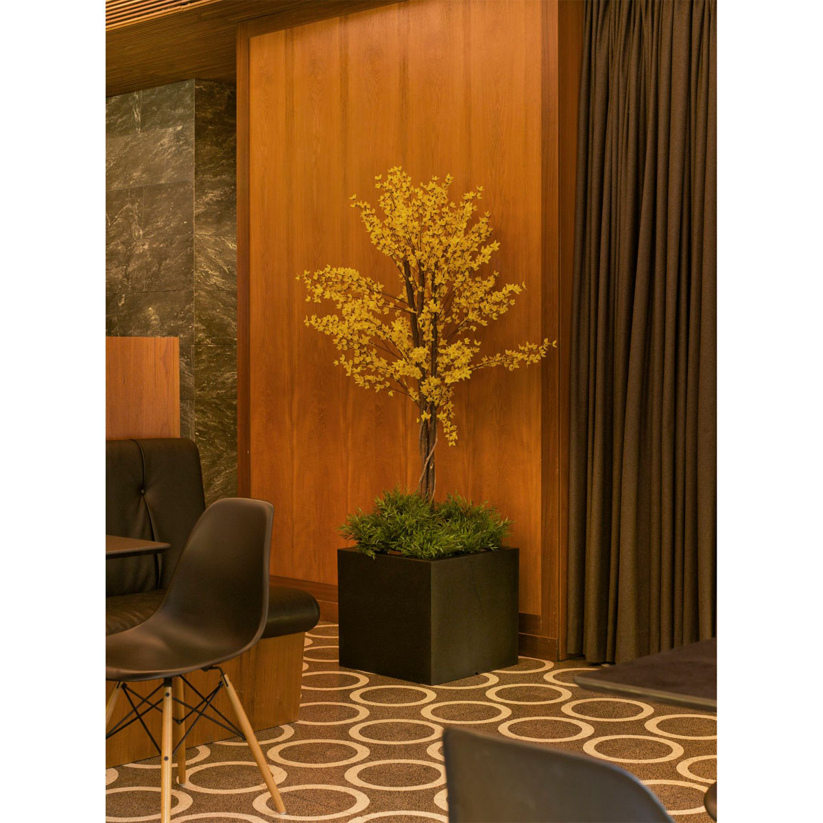 NewGarden Blumentopf Narciso 60 Ø59 cm schwarz Bild 3