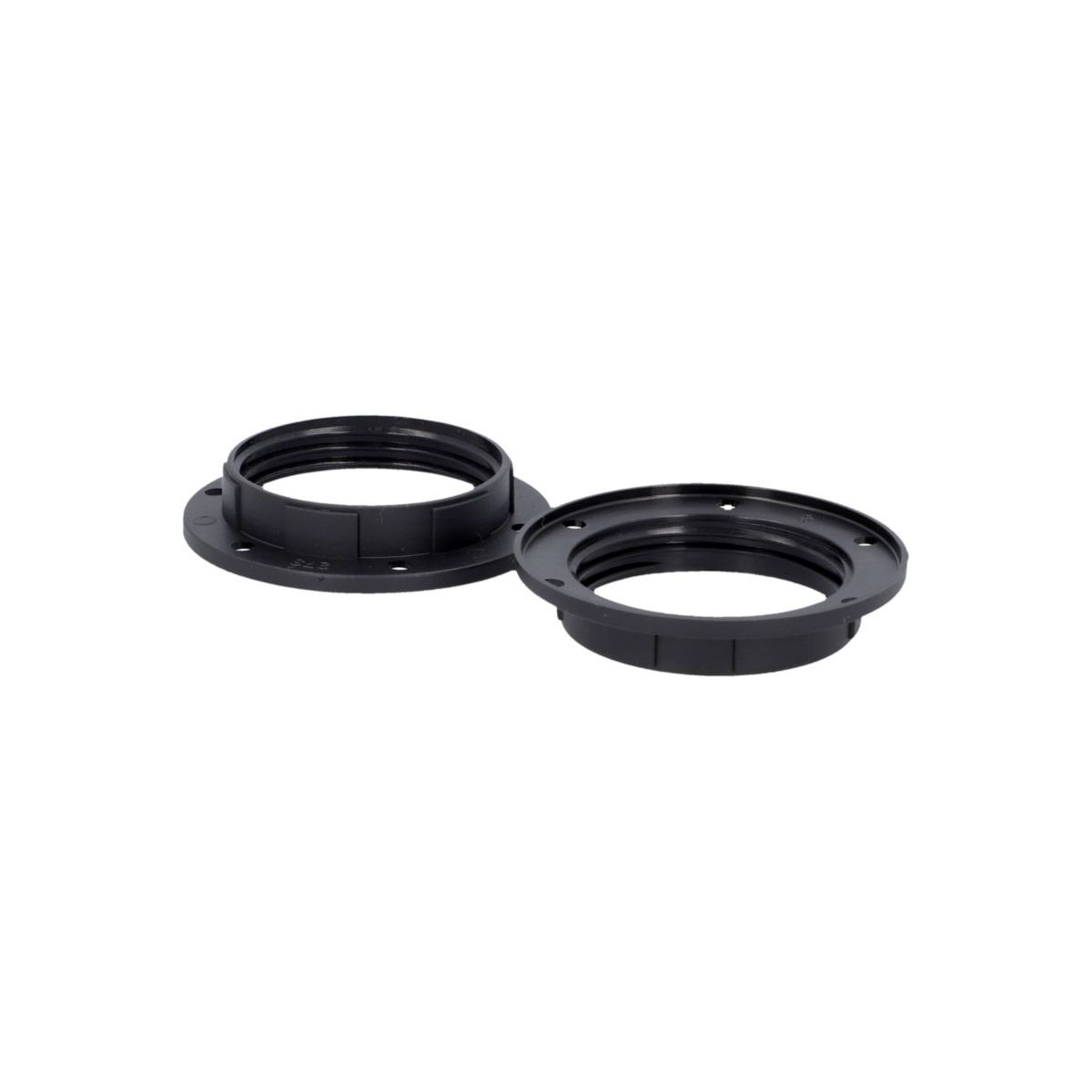 Schraubring E27, schwarz, 2 St.