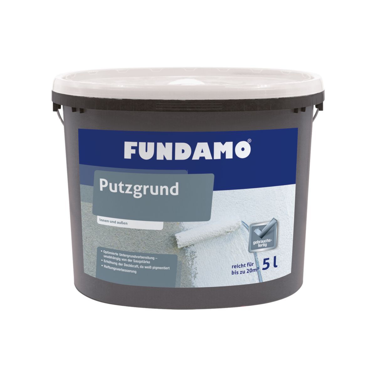 Fundamo Grundierfarbe weiß 5 L
