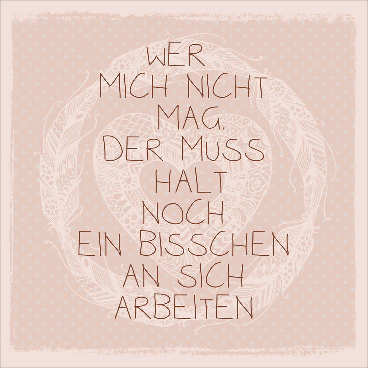 DecopanelSpruch 30 x 30 cm
