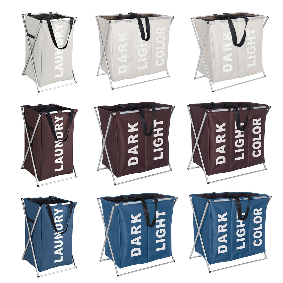 Wenko Wäschesammler Uno braun 52 l Bild 2