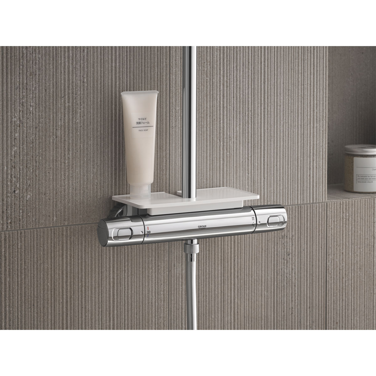 Grohe Duschsystem Vitalio Joy System 310  mit Thermostatbatterie für die Wandmontage Bild 6