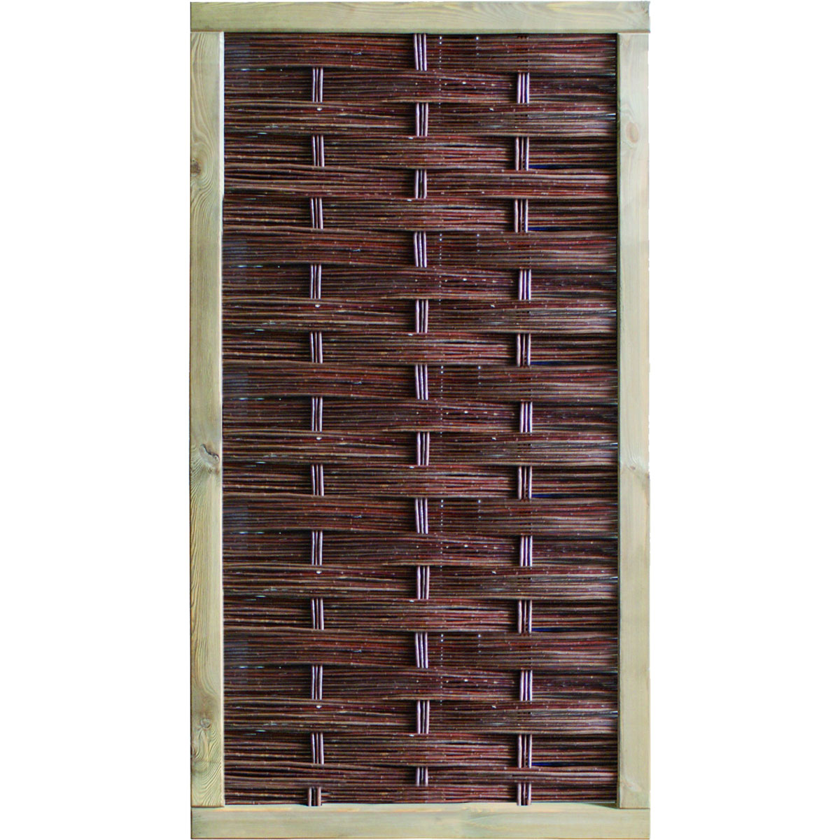 TETZNER & JENTZSCH Zaunserie „LABO-3D“, Weidengeflechtzaun, 94 x 180 cm, geschlossen