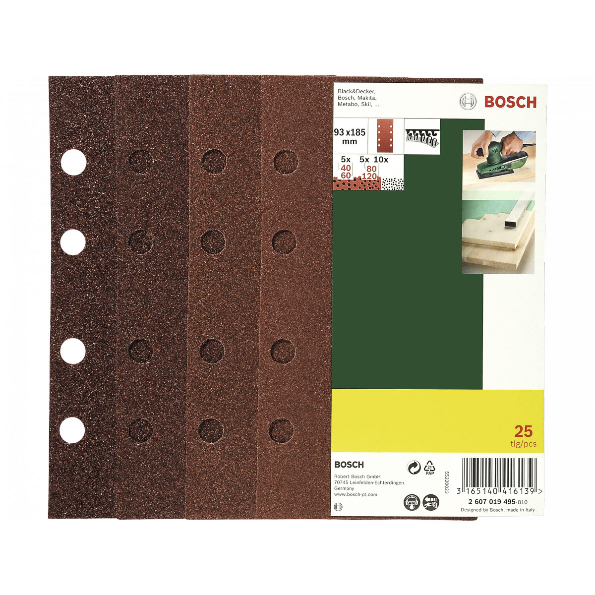 Bosch  Schleifblattsatz Bild 1