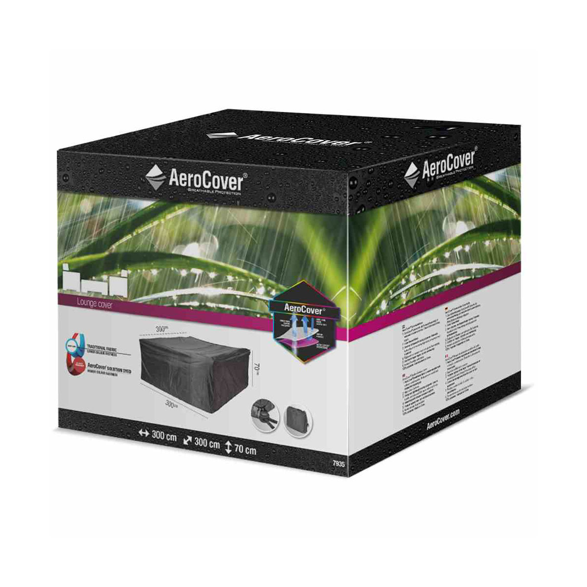 Loungesethülle AeroCover 300 x 300 x 70 cm atmungsaktiv