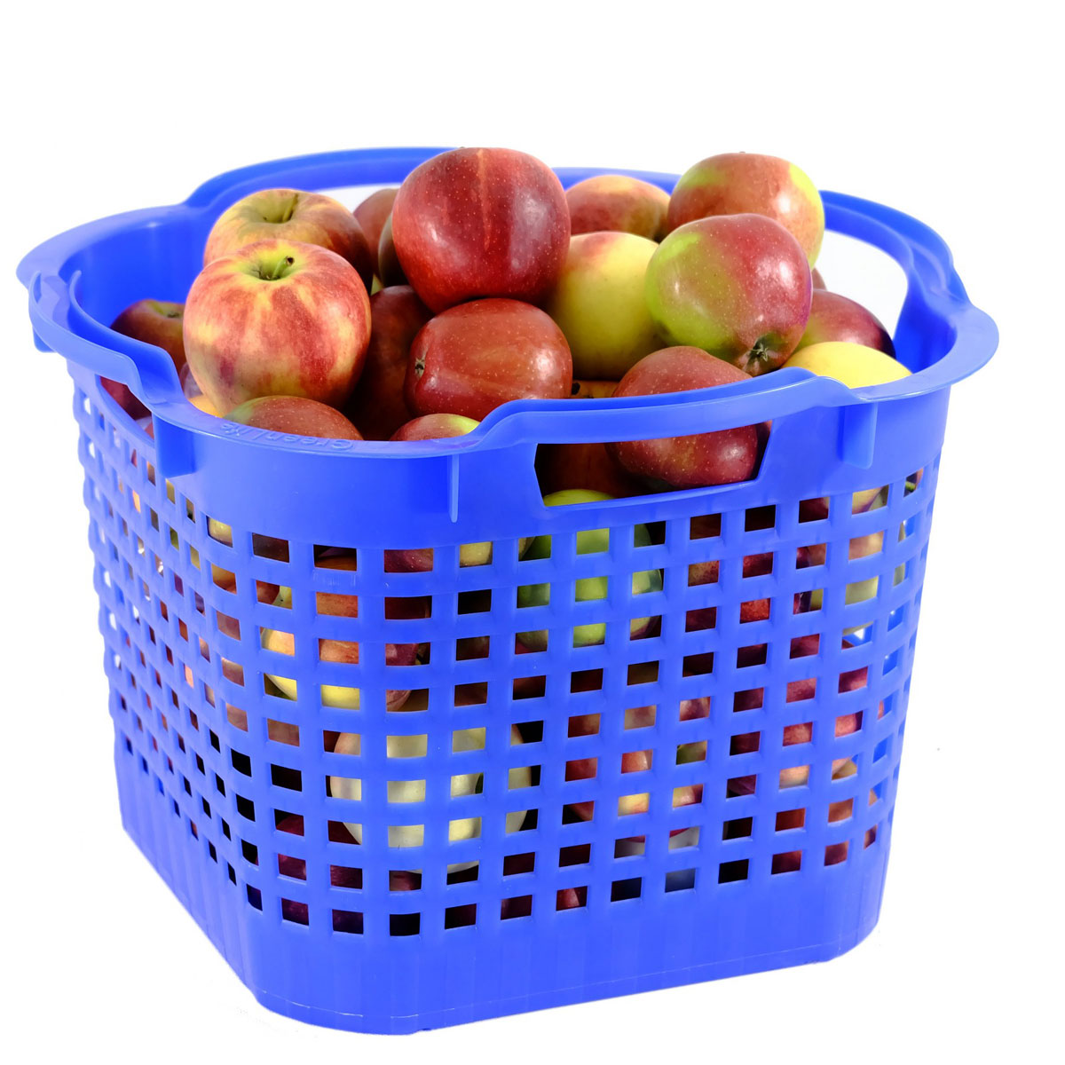 GreenLife Uni-Korb 25 kg, 3 Stück, drehstapelbar, blau Bild 3