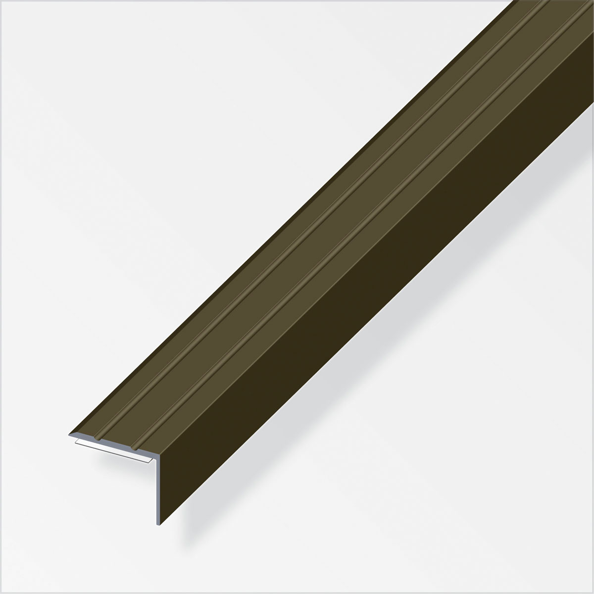 Alfer Winkel-Abschlussprofil 8 mm 1m bronze Bild 1