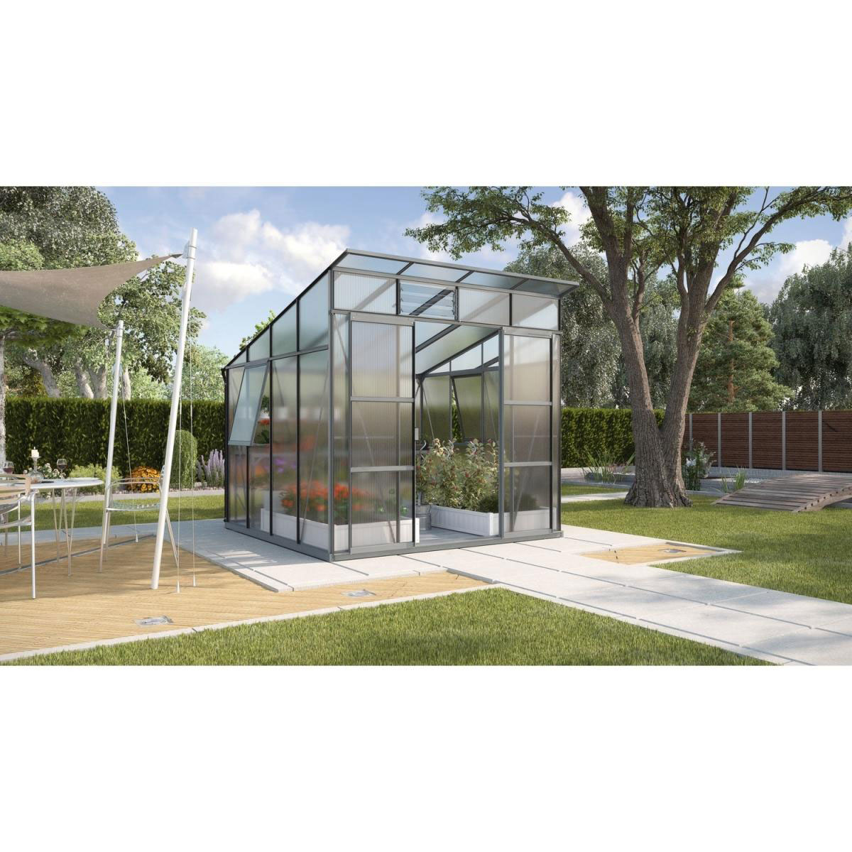 Vitavia Gewächshaus Freya 7600 3 mm schwarz