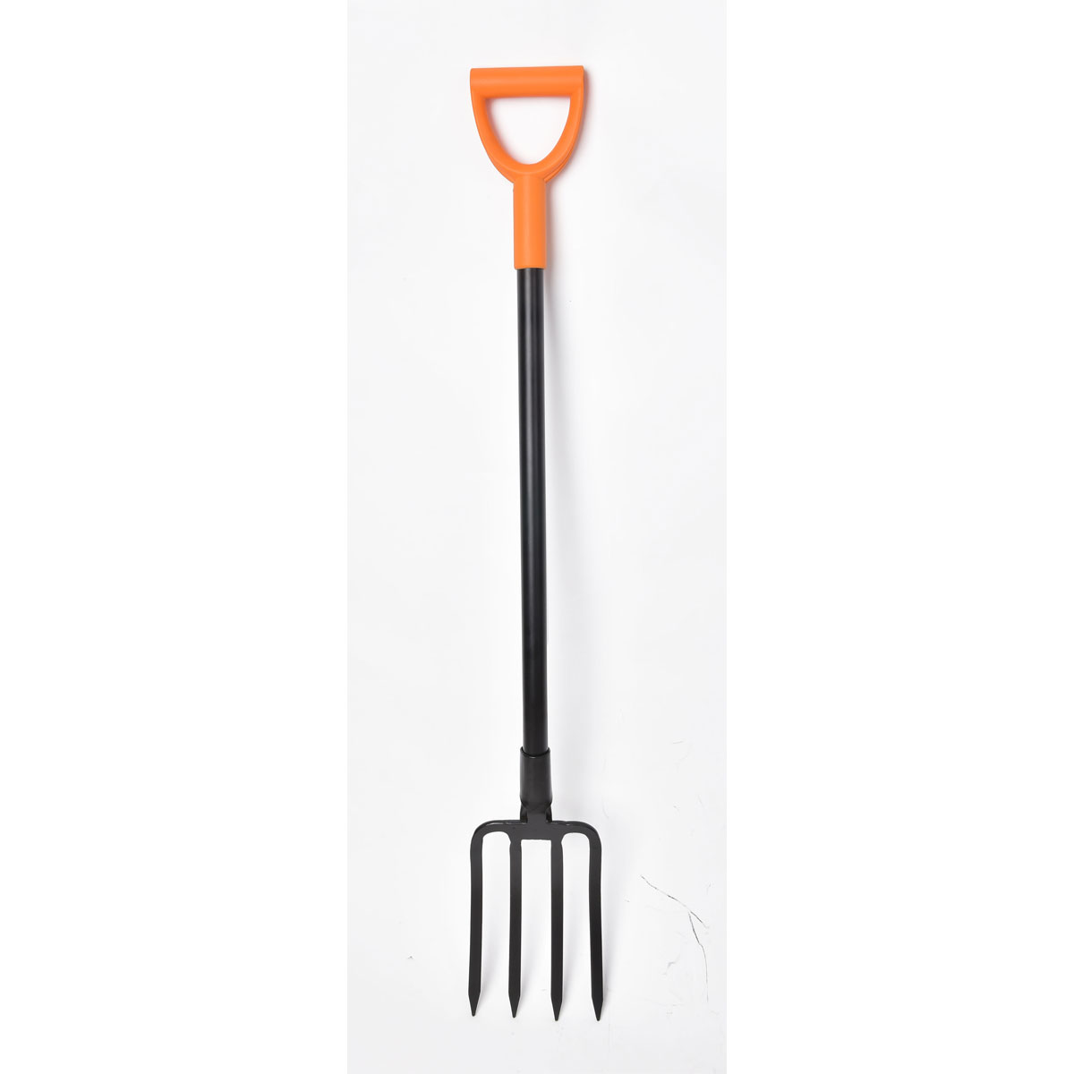 Wingart Spatengabel rund anthrazit/ orange