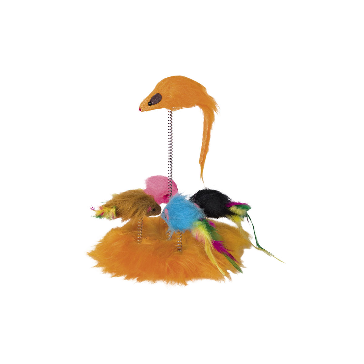 Katzenspielplatz orange 15 cm