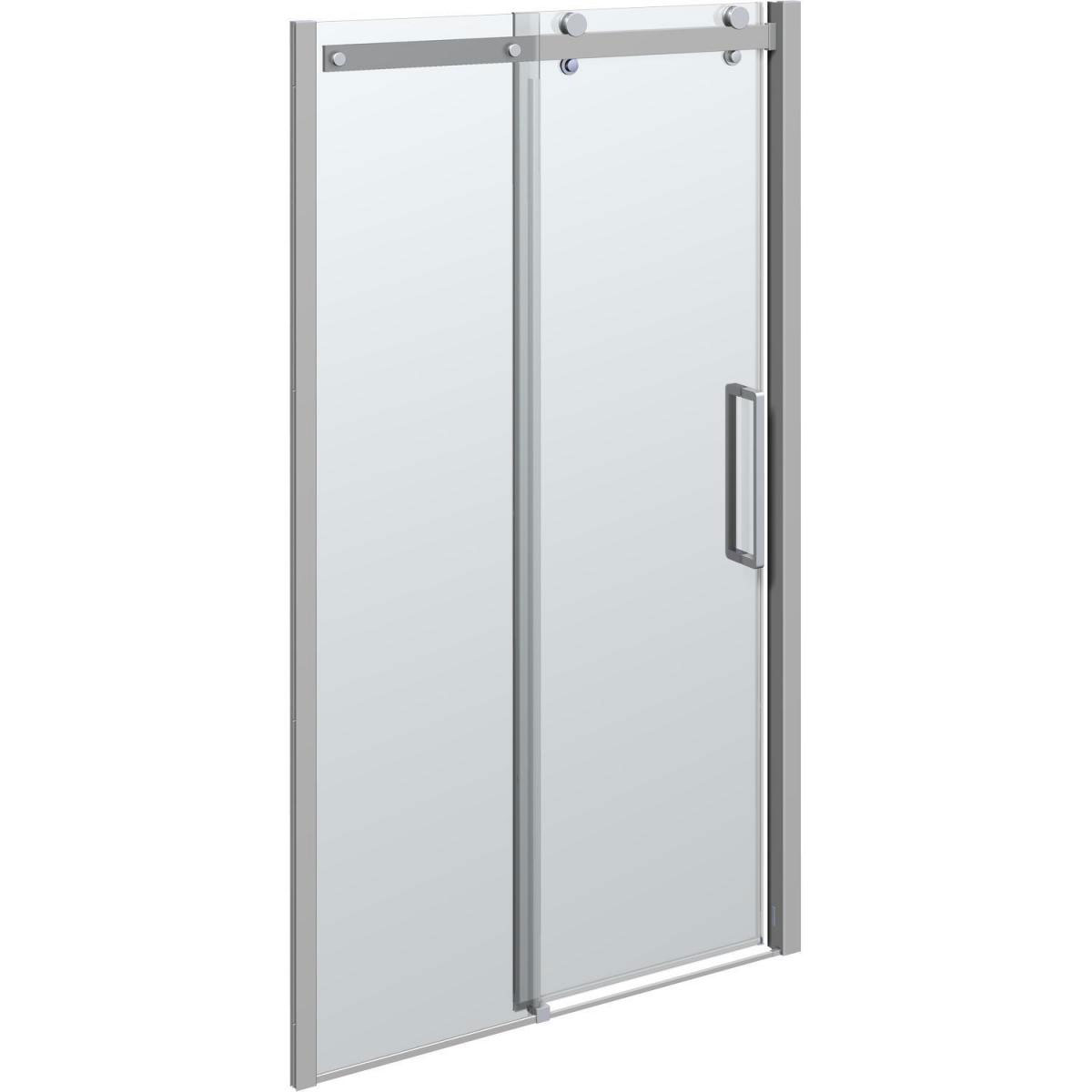 Scanbad Schiebetür-Set Deluxe 120 cm Chrom/Klar