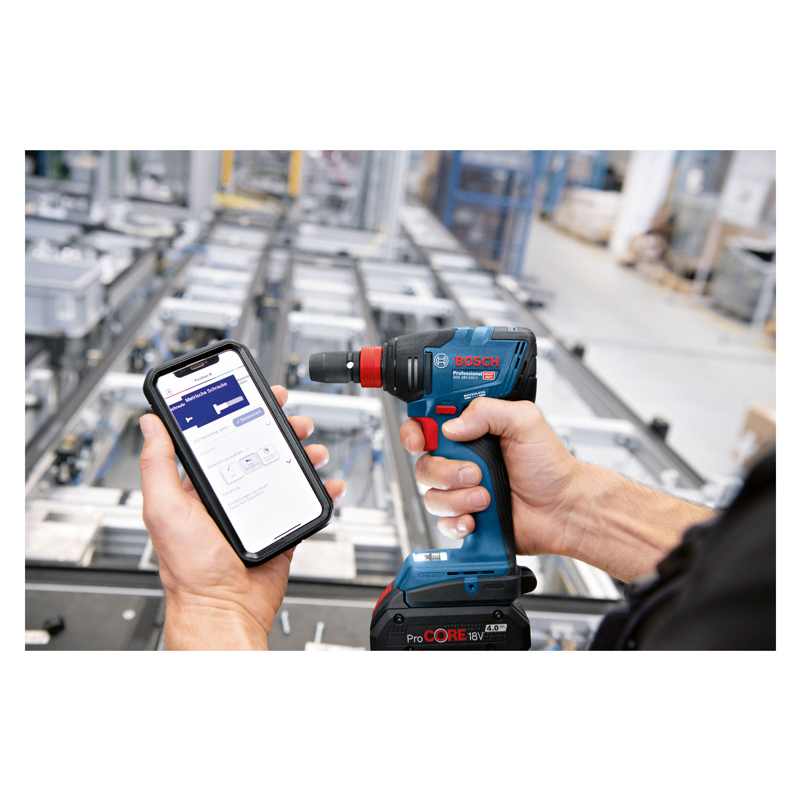 Bosch Professional  Akku-Drehschlagschrauber GDX 18V-210 C Bild 8