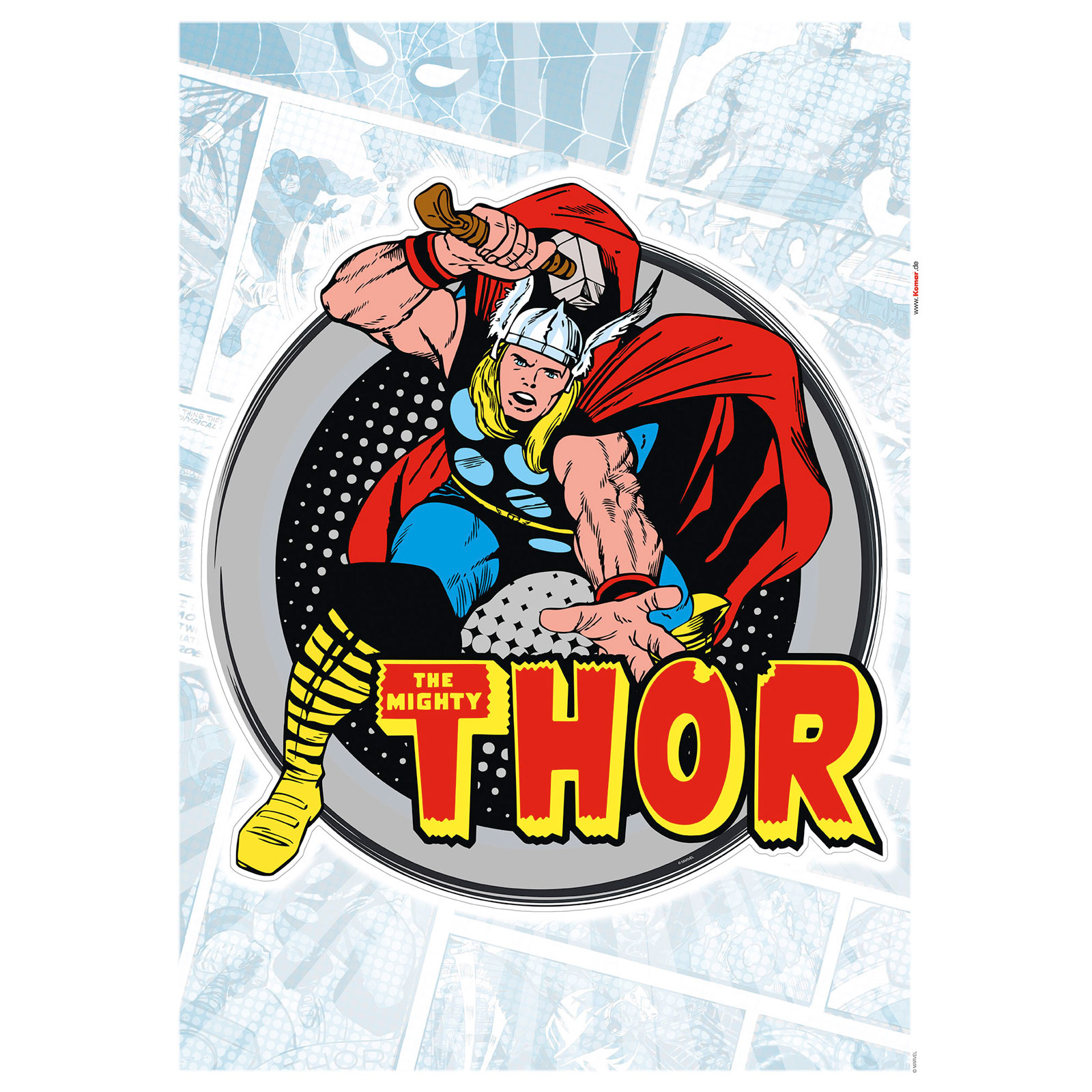 Komar  Wandtattoo Thor Comic Classic 50x70 cm Bild 2