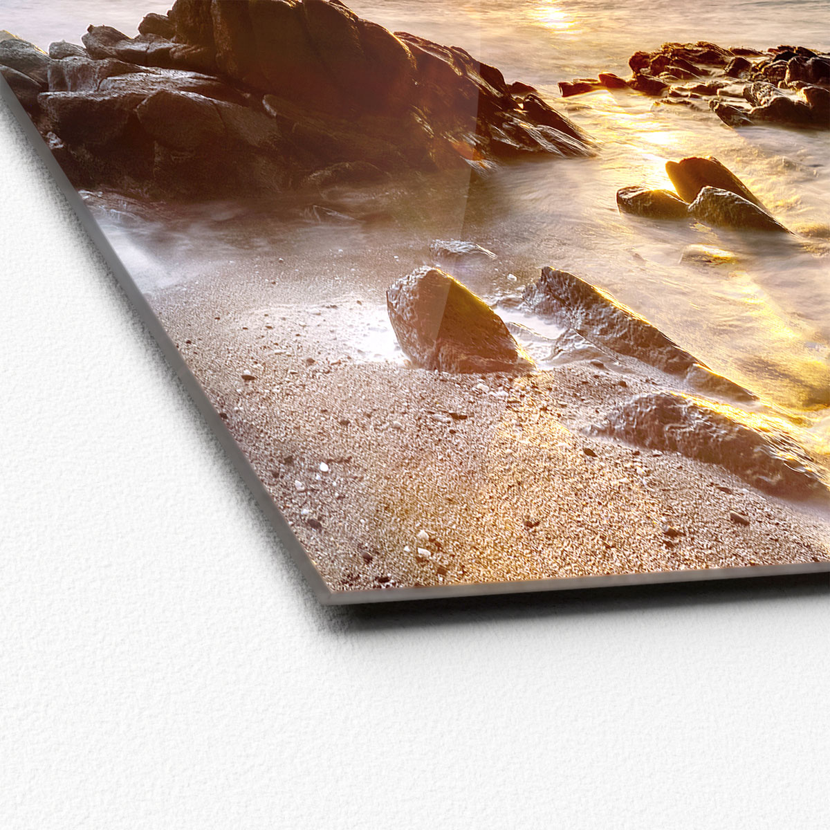 Glas-Art Island 20 x 20 Glasbild Bild 2