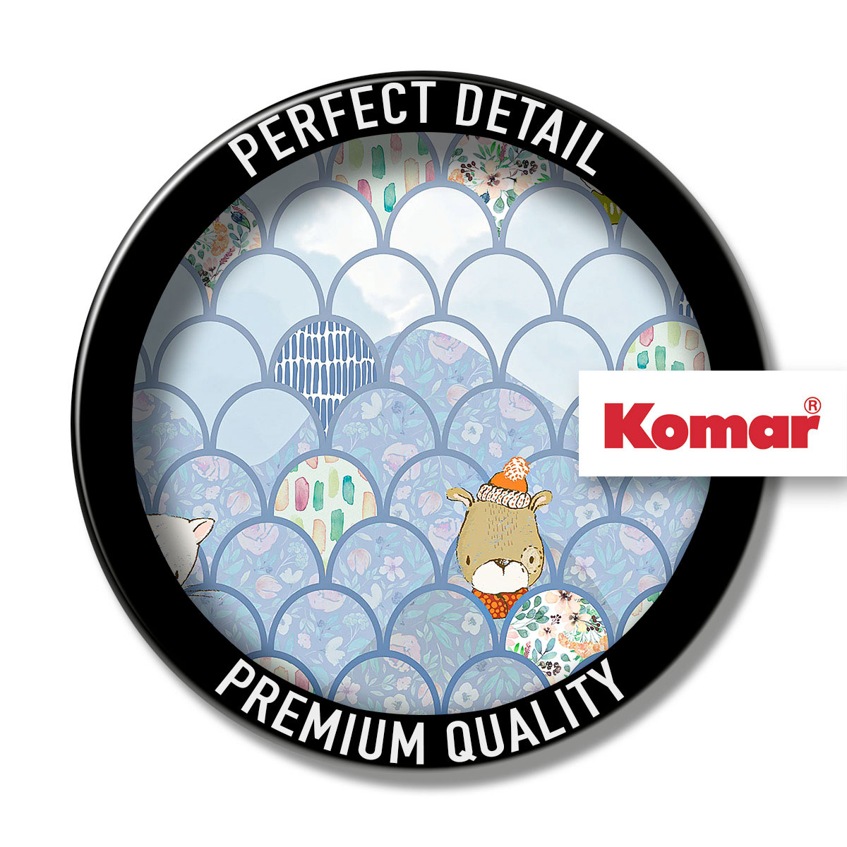 Komar  Vlies Fototapete Shelly Bluewave Panel 100x250 cm Bild 5