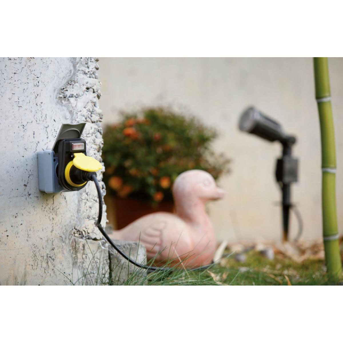 Außensteckdosen-Zwischenstecker mit Ein/Aus-Schalter Bild 2