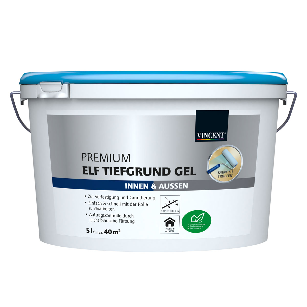 Vincent Tiefgrund Premium ELF Tiefgrund Gel 5 L