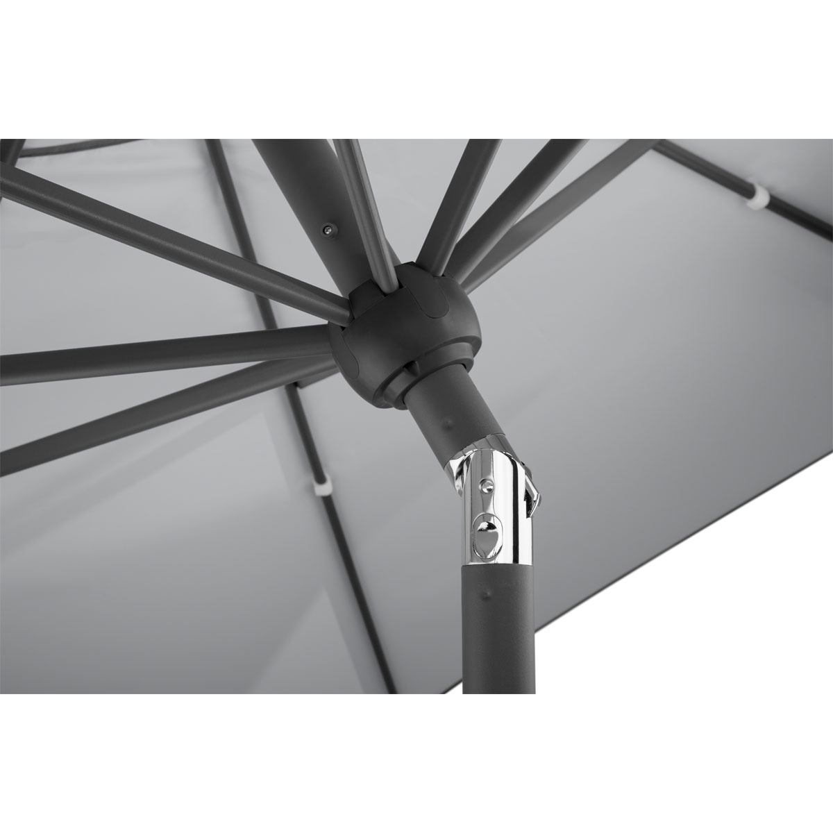 Schneider Schirme Sonnenschirm Adria Durchmesser 300 cm silbergrau Bild 7