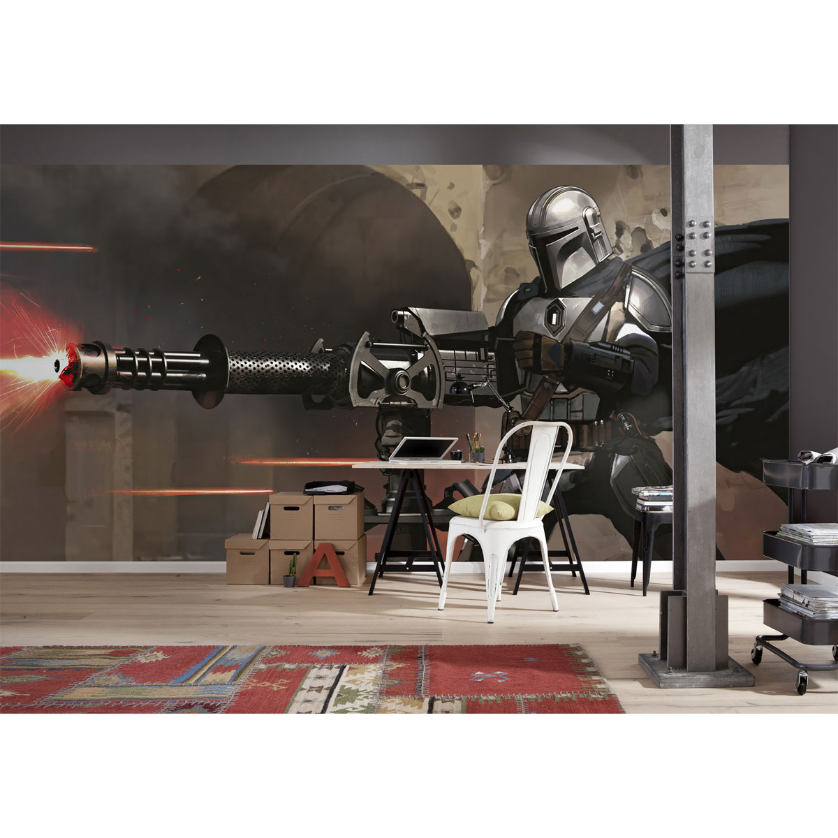 Komar  Vlies Fototapete Star Wars The Mandalorian Blaster 500x250 cm