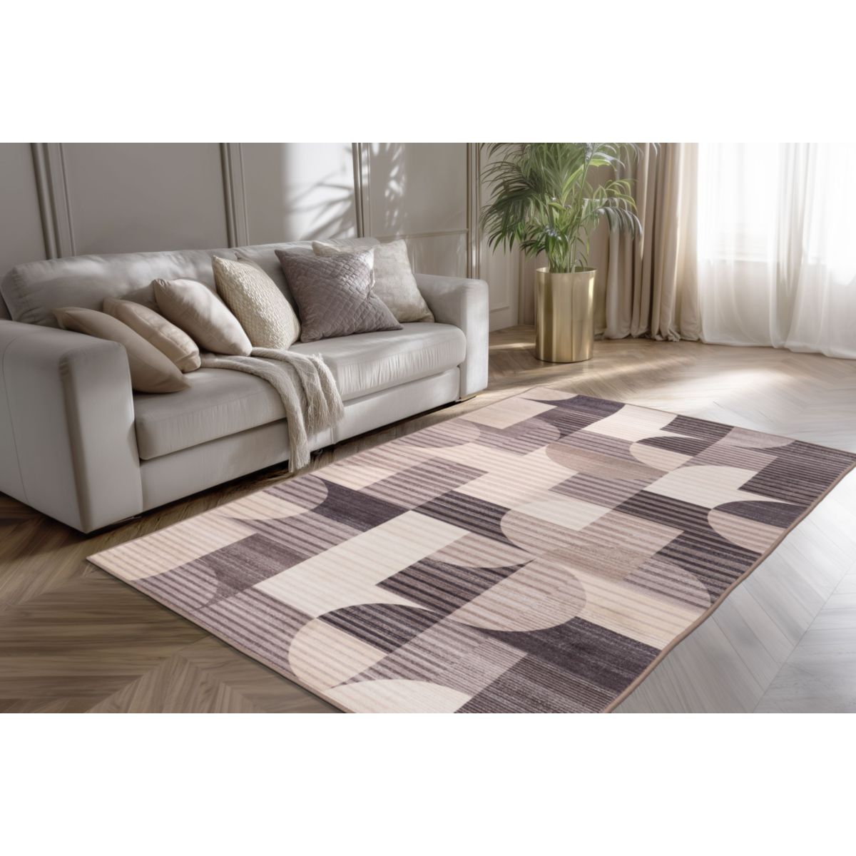Bluster 425 Taupe 160 x 230 cm Bild 3