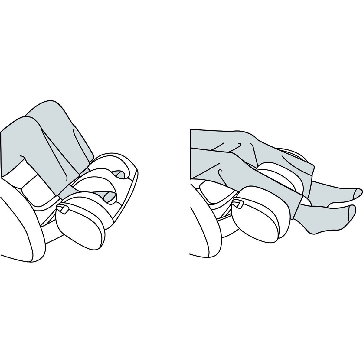 Alpha Techno Massagesessel „2000“, schwarz Bild 8