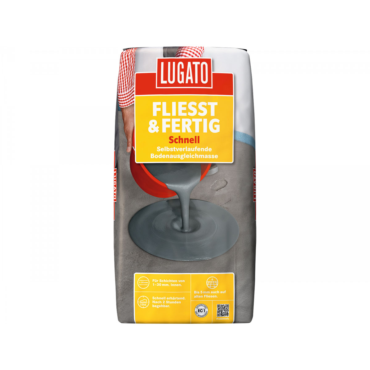 Lugato Ausgleichsmasse Fliesst und Fertig Schnell 20 kg