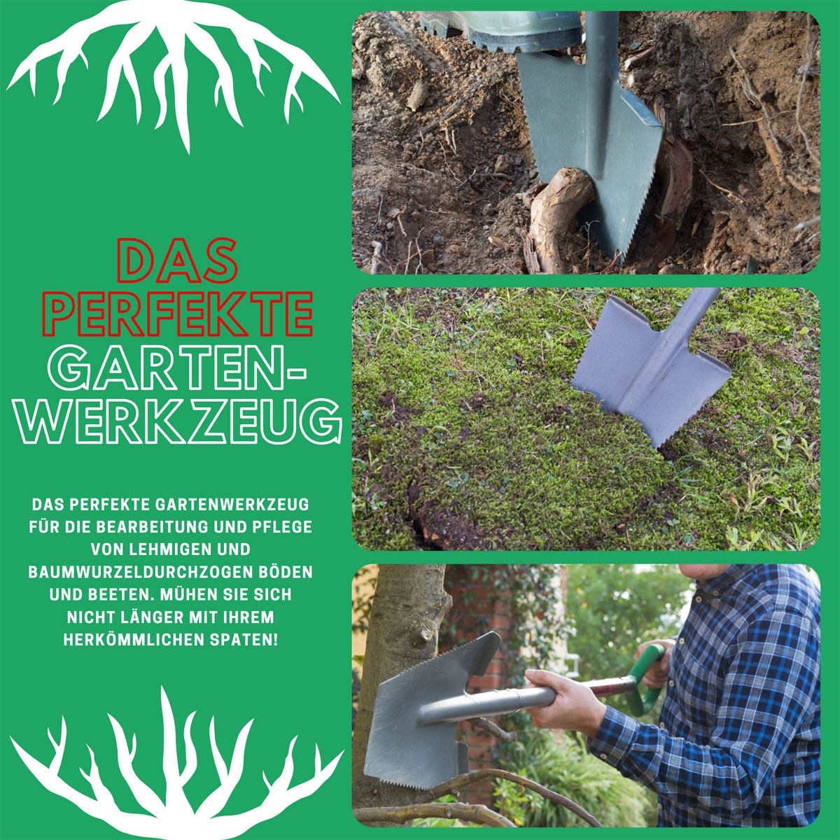 Starlyf Wurzelspaten Root Digger Bild 6