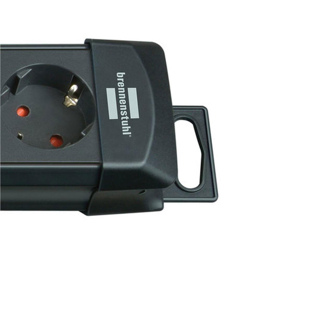 Brennenstuhl Steckdosenleiste Premium-Line mit Schalter 10-fach schwarz Bild 2