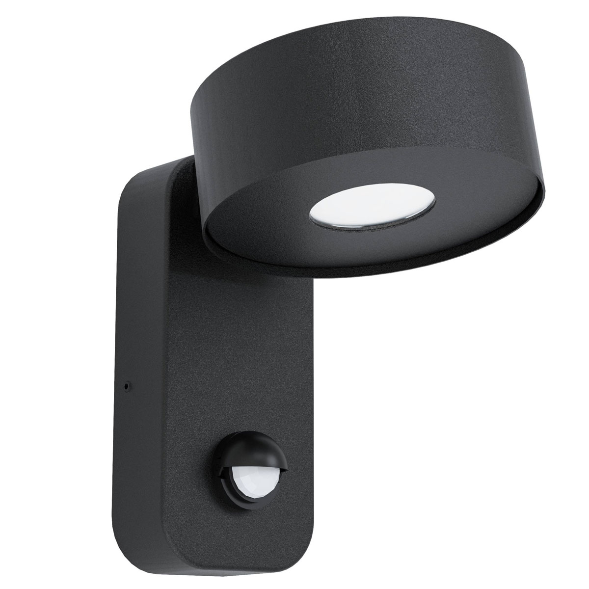 Eglo LED-Außenwandleuchte Palosco mit Sensor schwarz-weiß