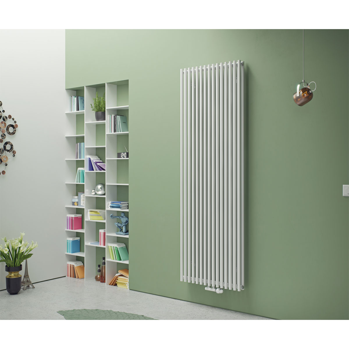 Ximax  Raumheizkörper Gamba Duplex 1800 x 470 mm 1291 Watt Mittenanschluss Weiß