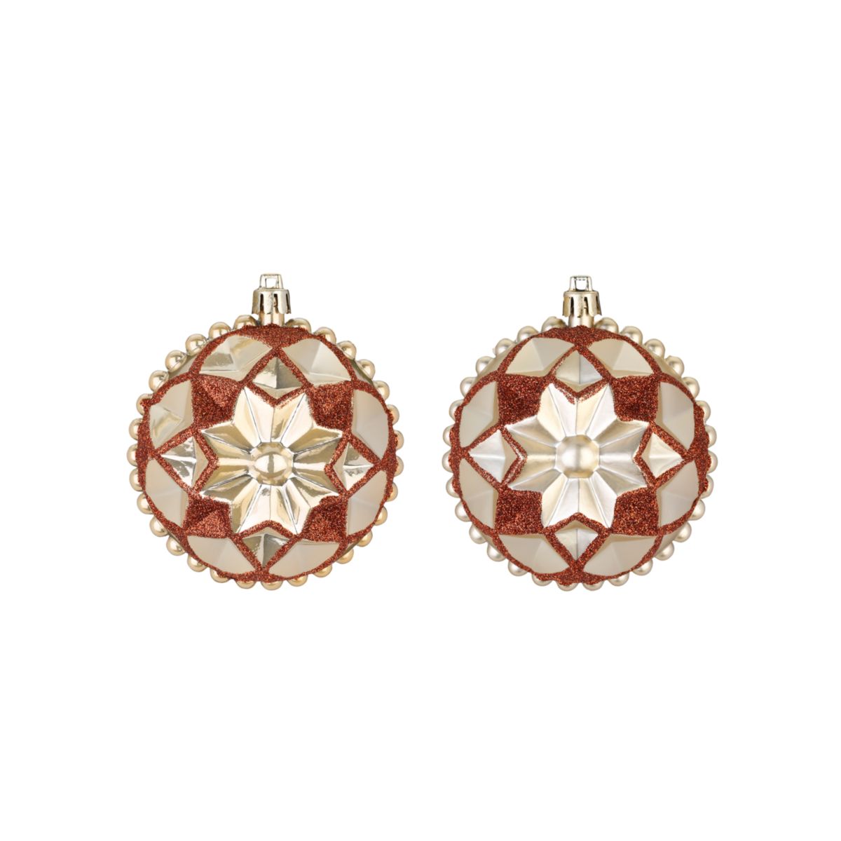 Ornamente 8cm Creamy Gold