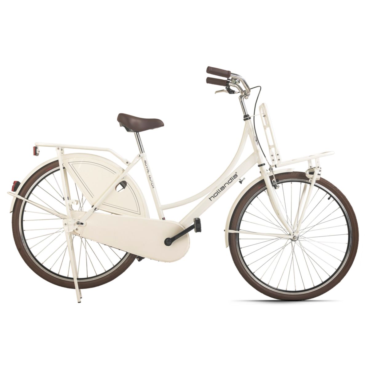 KS Cycling Hollandrad Damen 28" Royal Dutch Singlespeed Weiß RH 49 cm Hollandia