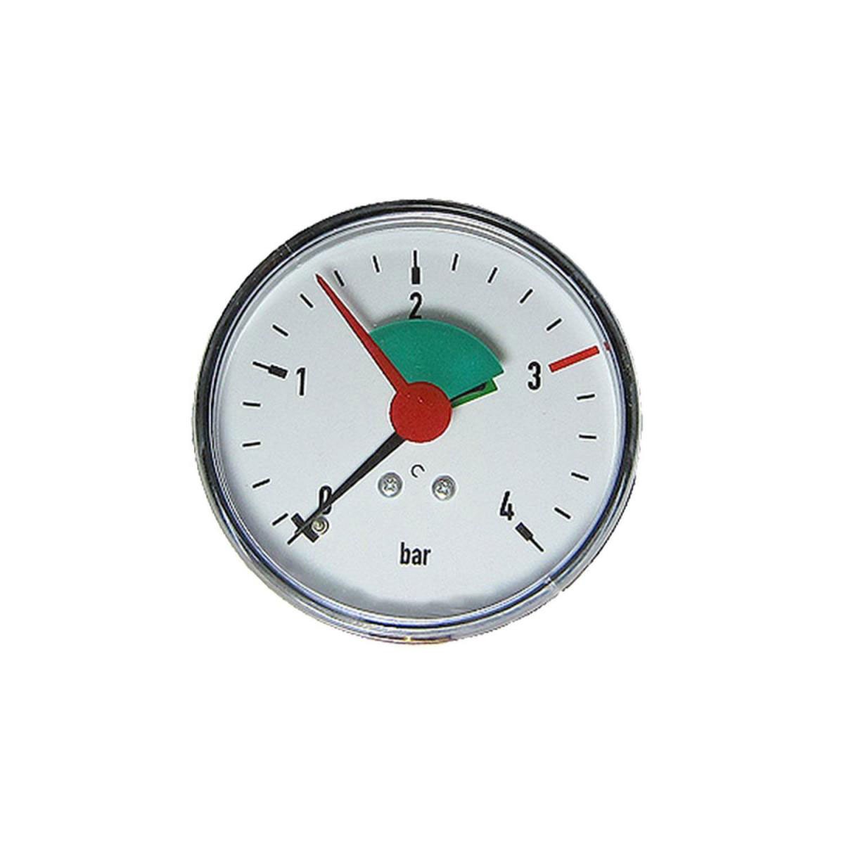 Manometer 0-4 Bar 3/8" Anschluß hinten