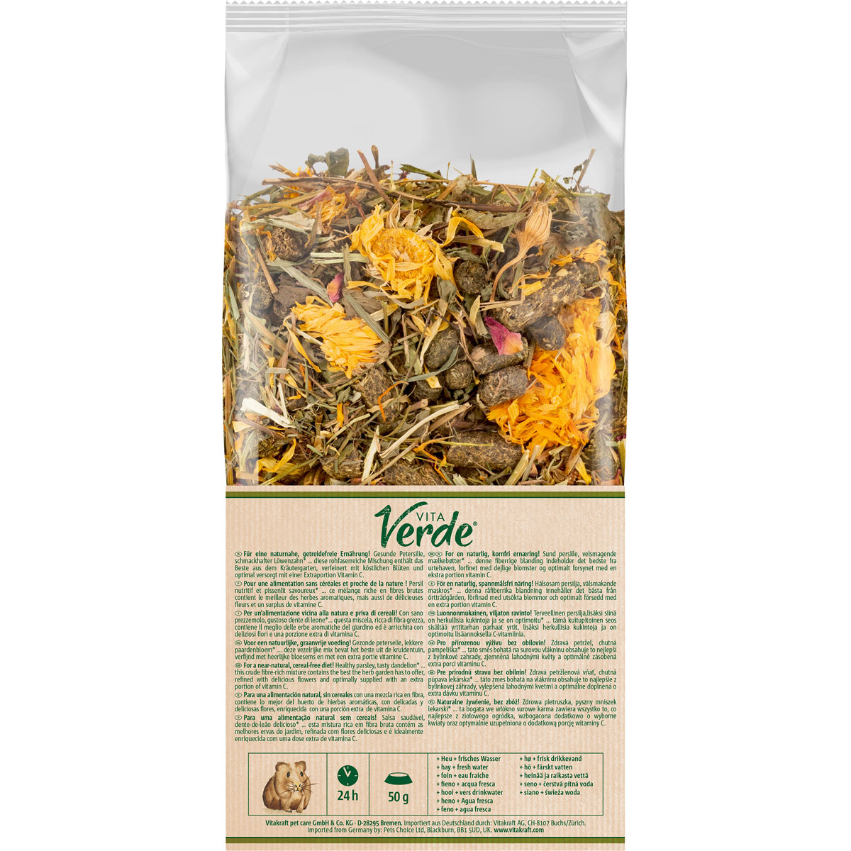 Vitakraft  Verde NatureDinner Kräuter 400 g Meerschweinchen Bild 4