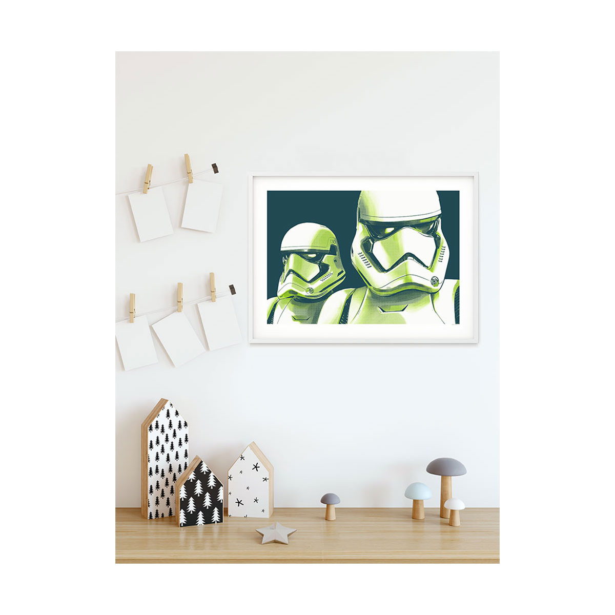 Komar  Wandbild Star Wars Faces Stormtrooper 50x40 cm Bild 5