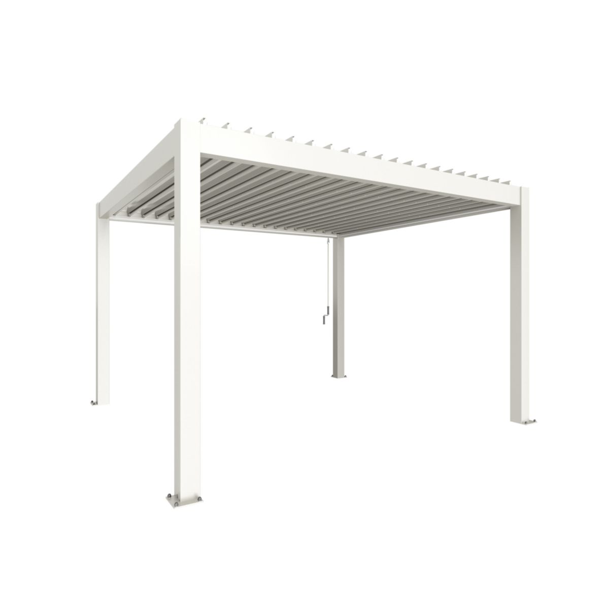 Biohort Pergola Gr. 4x3,5 weiss 404,5x 367,5x 264 cm