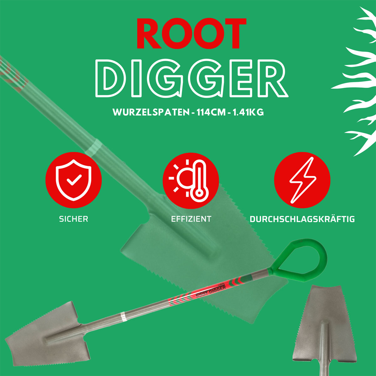 Starlyf Wurzelspaten Root Digger Bild 4