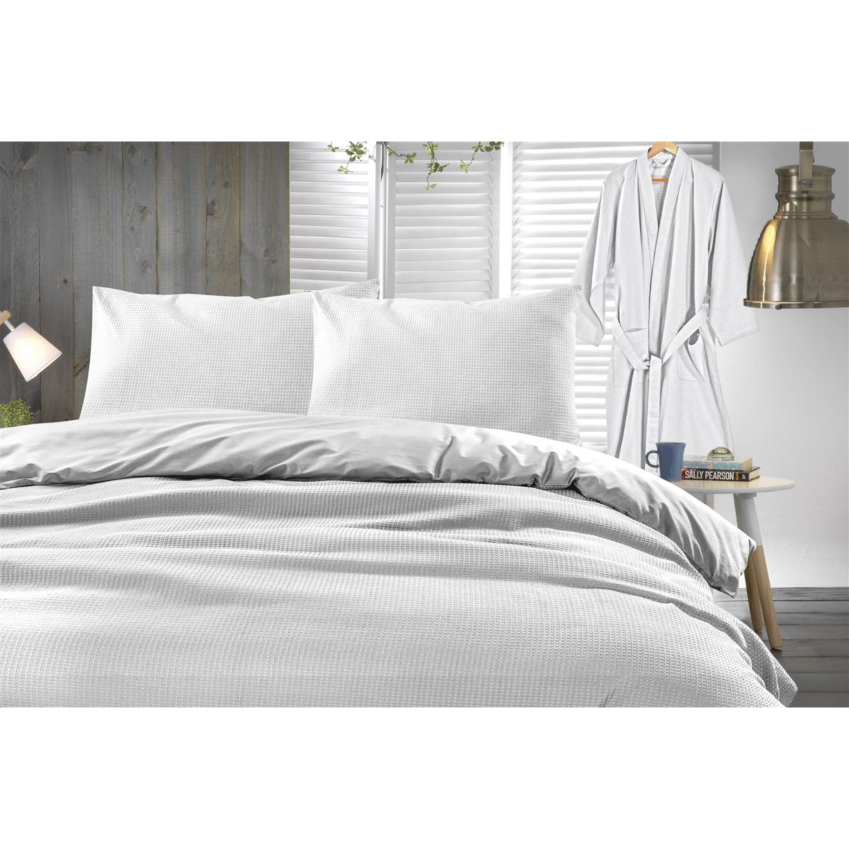 Bettwäsche Carla 125-GB Weiß 260cm x 220cm Bild 4